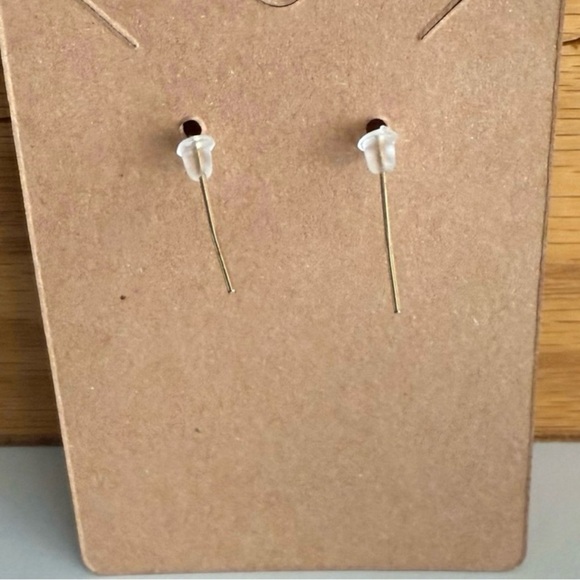 Boho NEW Bohemian Black and Gold Filigree Earrings - Picture 3 of 3